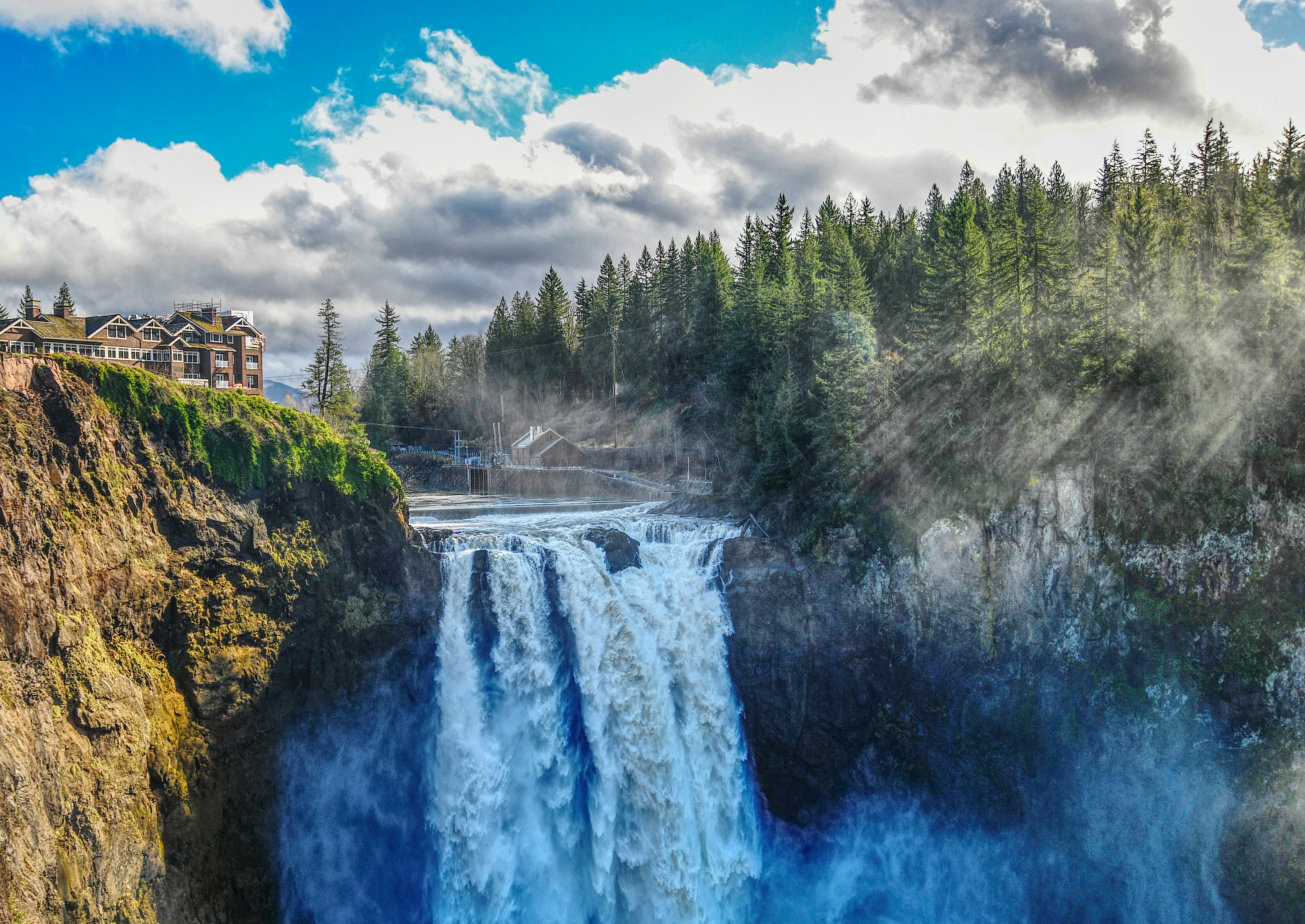 Snoqualmie Falls - Beautiful waterfall representing the natural beauty of our Islamic community in Snoqualmie, Washington